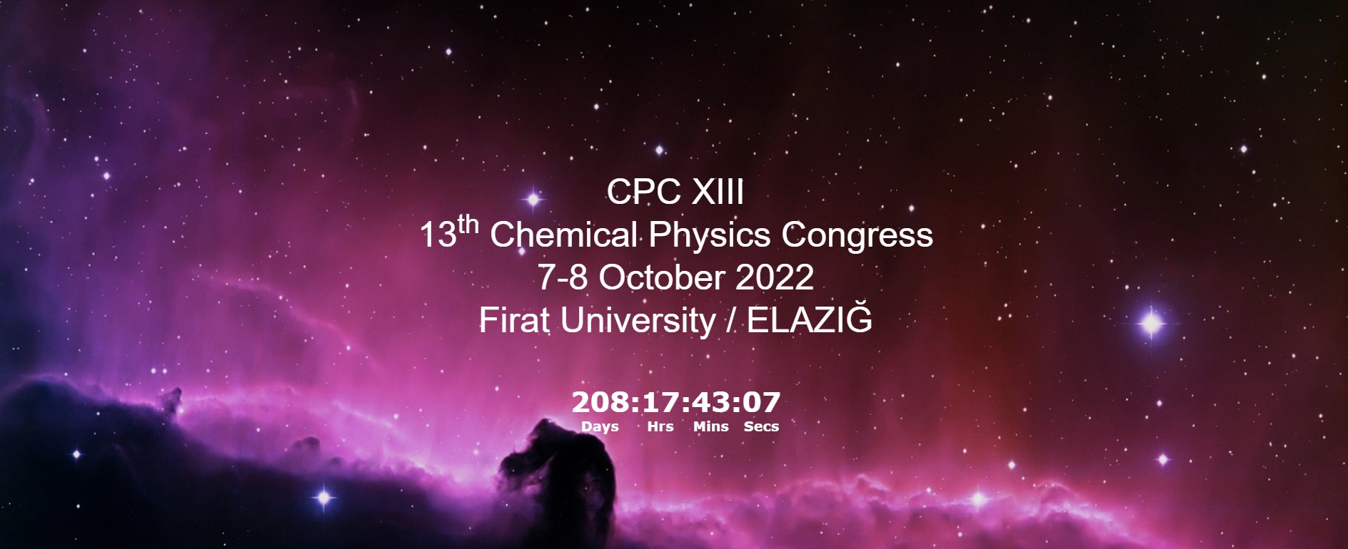 13. Chemical Physics Congress CPC13