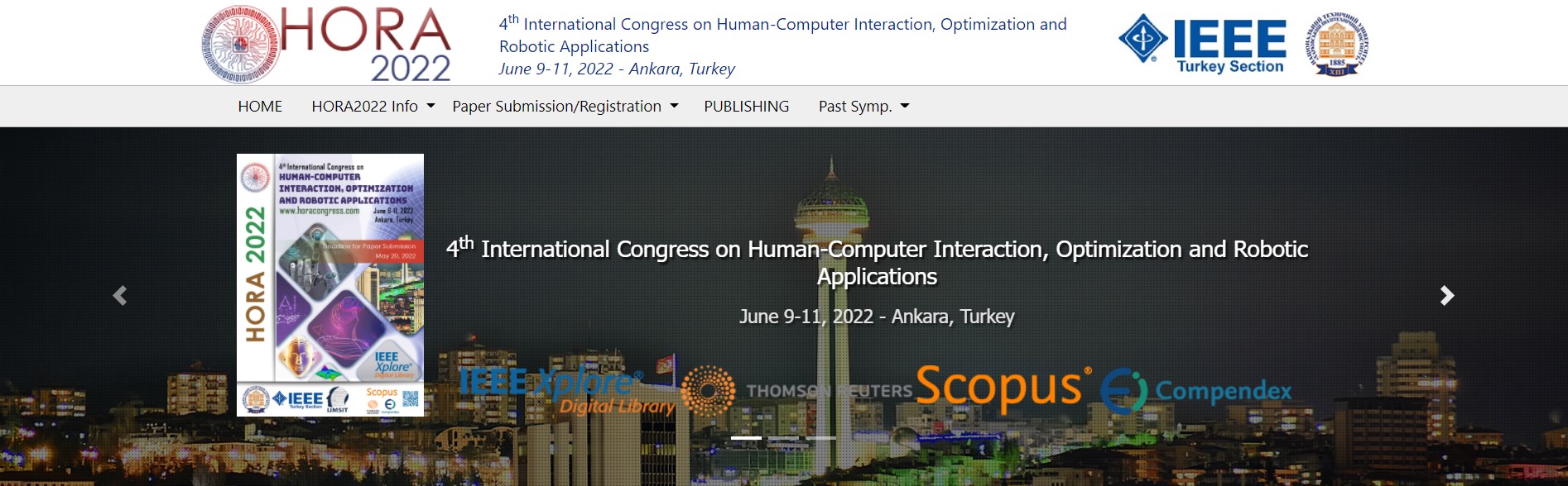 4. International Congress on Human-Computer Interaction, Optimization and Robotic Applications HORA 2022