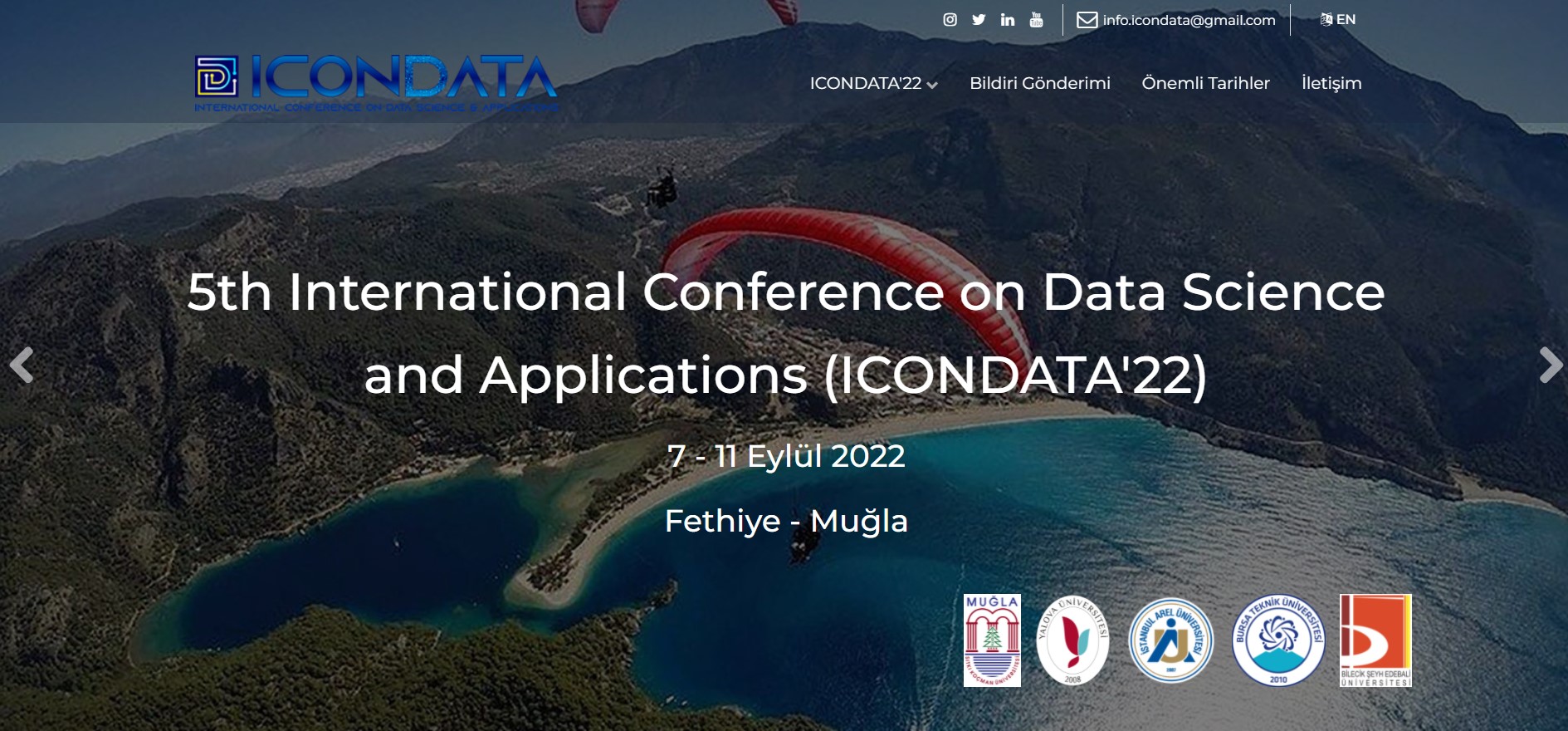 5. International Conference on Data Science and Applications ICONDATA'22