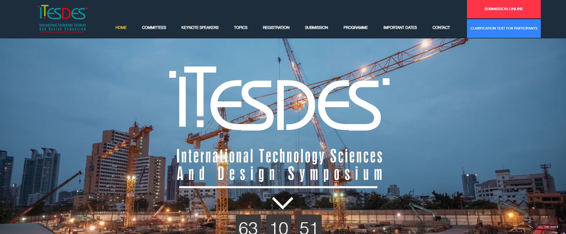 2. International Technological Sciences and Design Symposium ITESDES 2022
