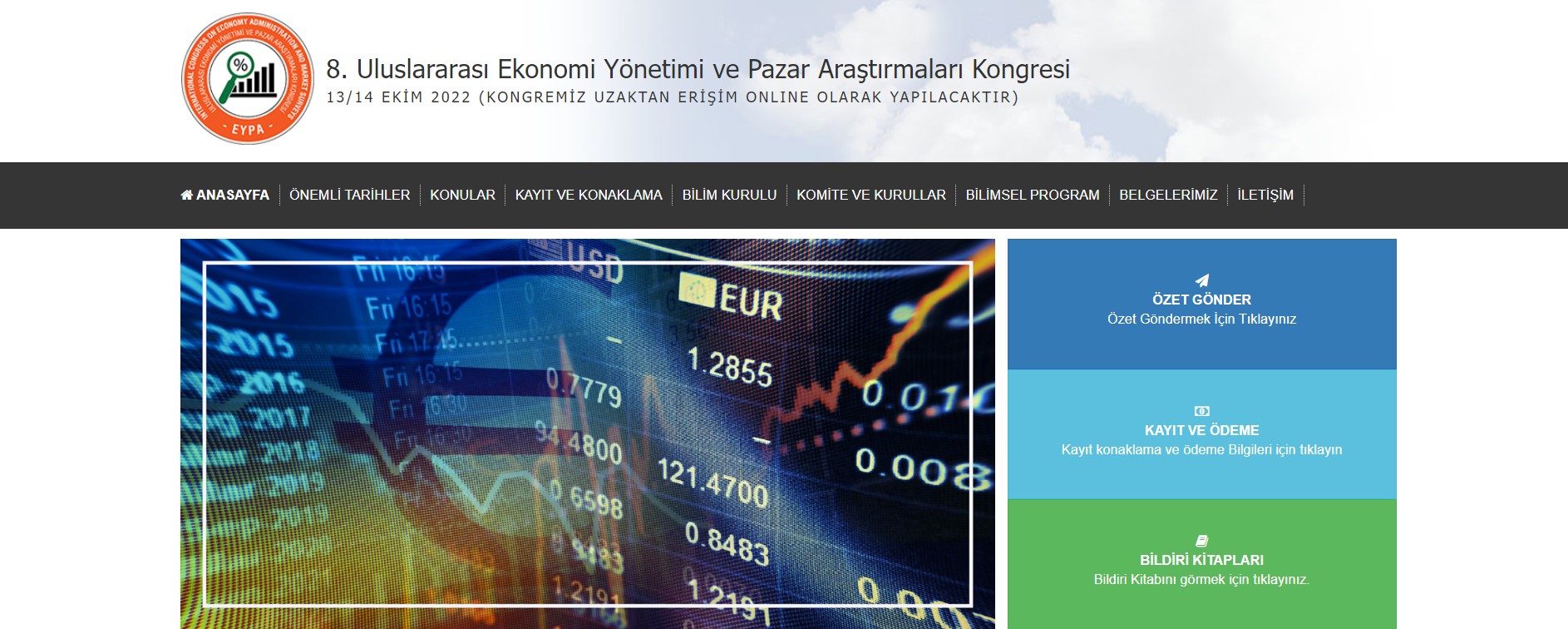 8. Uluslararası Ekonomi Yönetimi ve Pazar Araştırmaları Kongresi