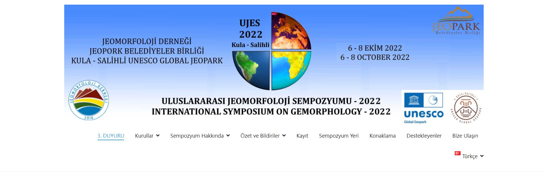 Uluslararası Jeomorfoloji Sempozyumu UJES 2021