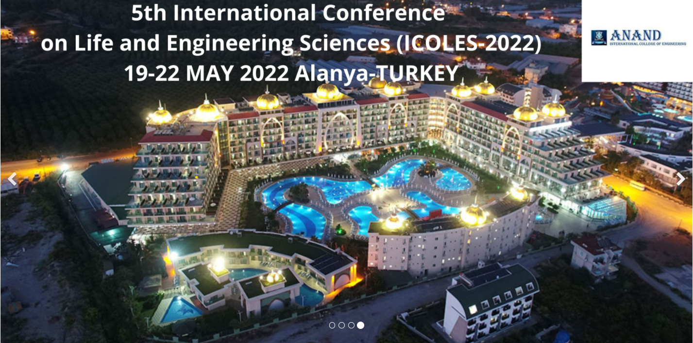 5. International Conference on Life and Engineering Sciences ICOLES 2022