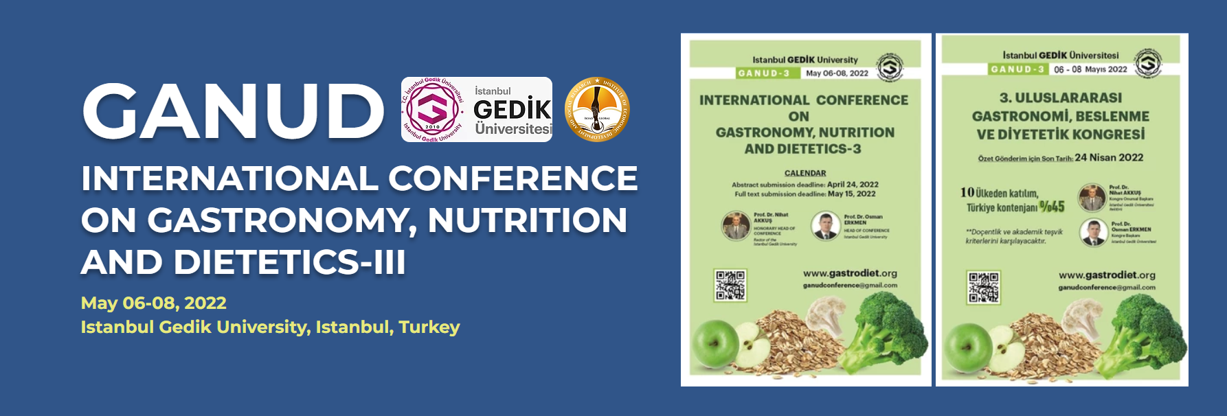 GANUD 3- International Conferance on Gastronomy Nutrition and Dietetics