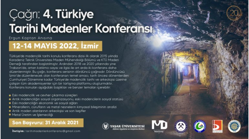 4. Türkiye Tarihi Madenler  Konferansı