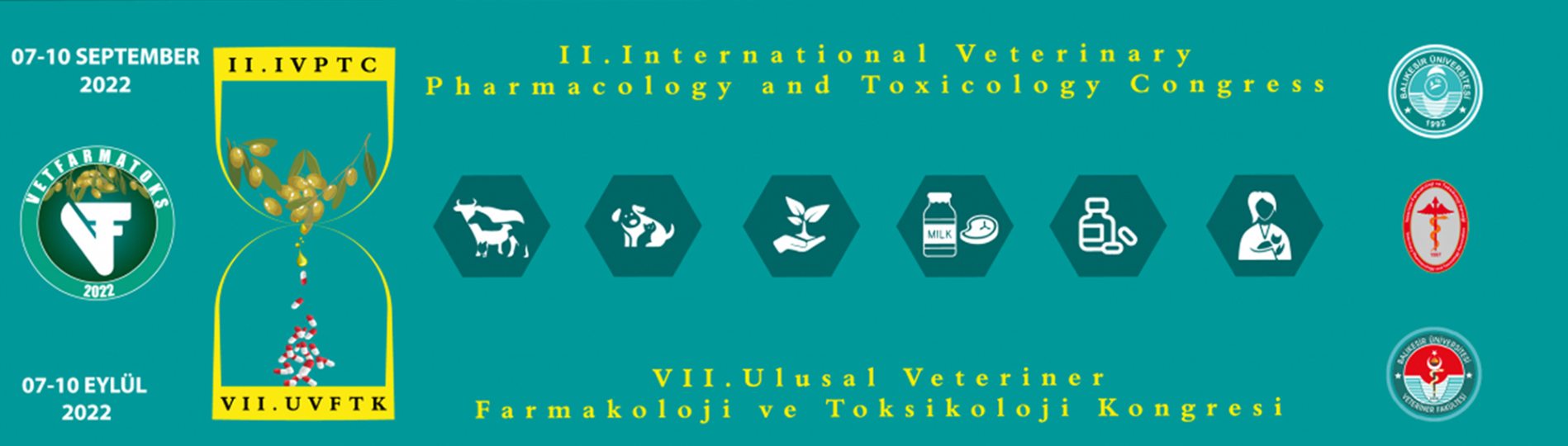2. Uluslararası 7. Ulusal Veteriner Farmakoloji ve Toksikoloji Kongresi