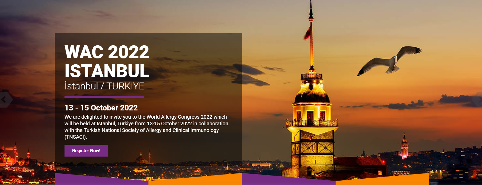 World Allergy CongressWAC 2022 Istanbul Bidgecongress